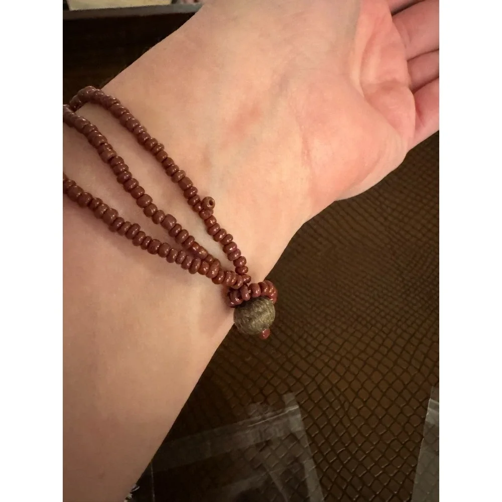 Beaded Shell Accent Bracelet Brown‎ Beach Boho Women's Jewelry